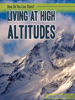 cover image of Living at High Altitudes